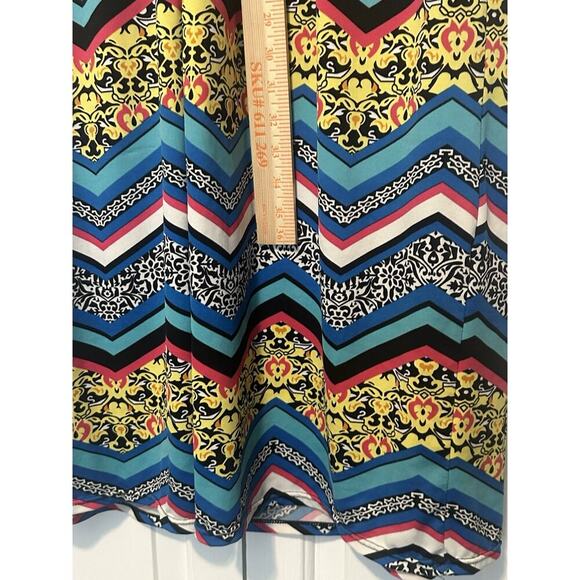 Magic Boho Maxi Dress Halter Beachy Hippie Blues Greens Yellows Beadsd DD03 - Picture 5 of 15